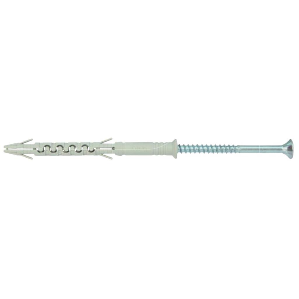 Sympafix Nylon constructieplug CP-VK 8 x 80 ST, met verzinkte schroef (100st)
