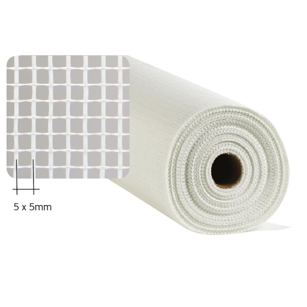 Pleisterweefsel wit gitex  50cm/100m/105g/m²