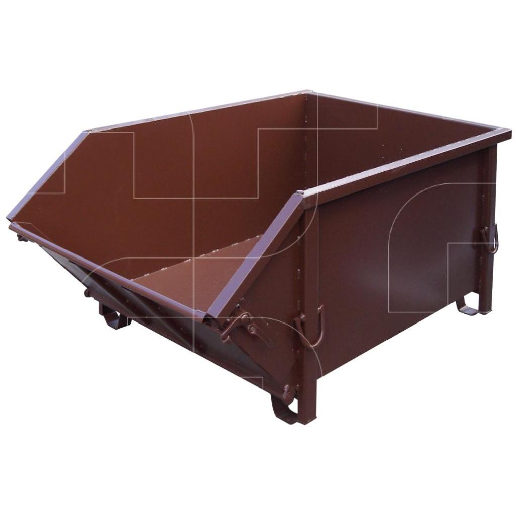 Kraan en stapelcontainer geverfd 1 m³(afvalbak) (Müba 25050)