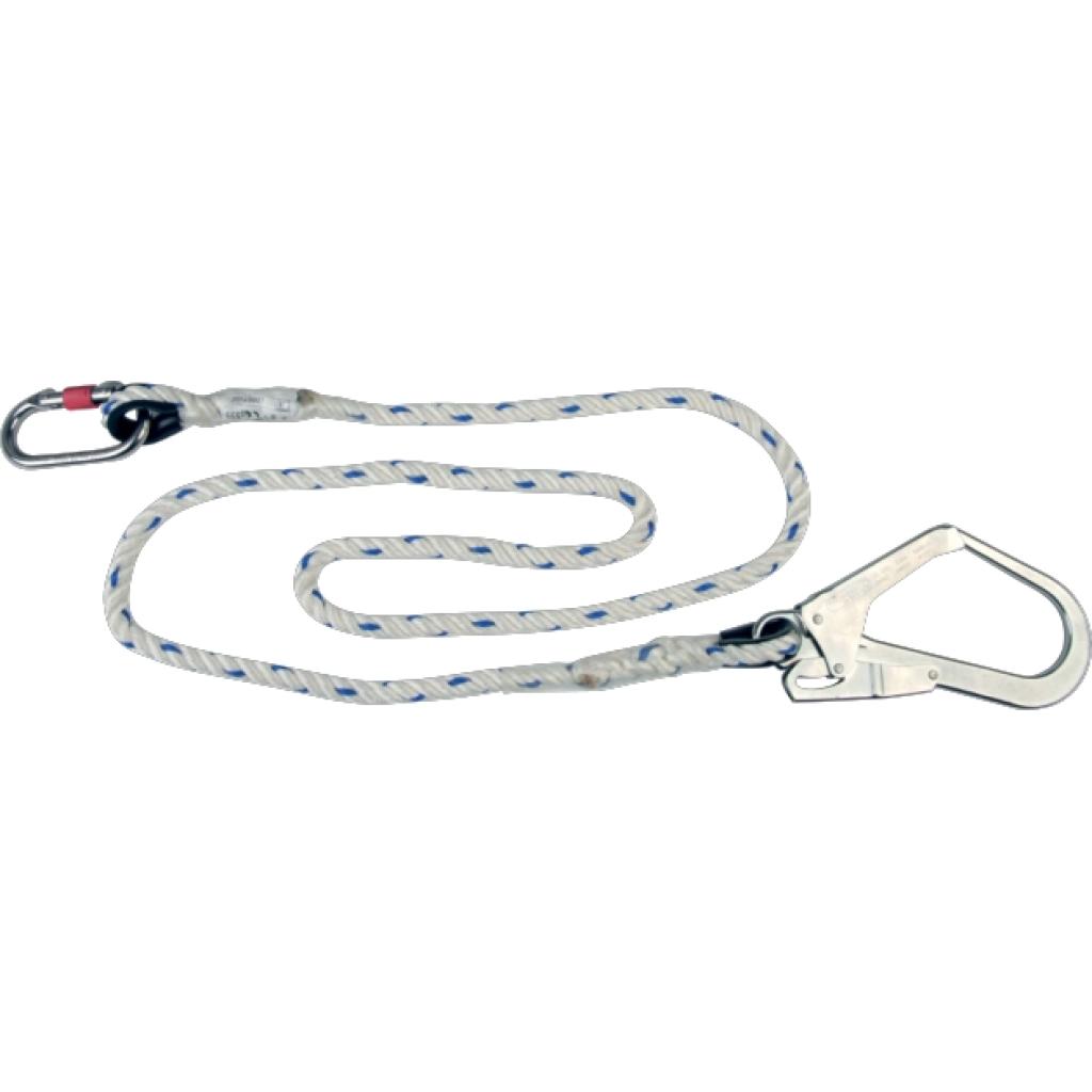 Gedraaid touw - Polyamide - Longueur:  1,5   m  1,50 m Wit