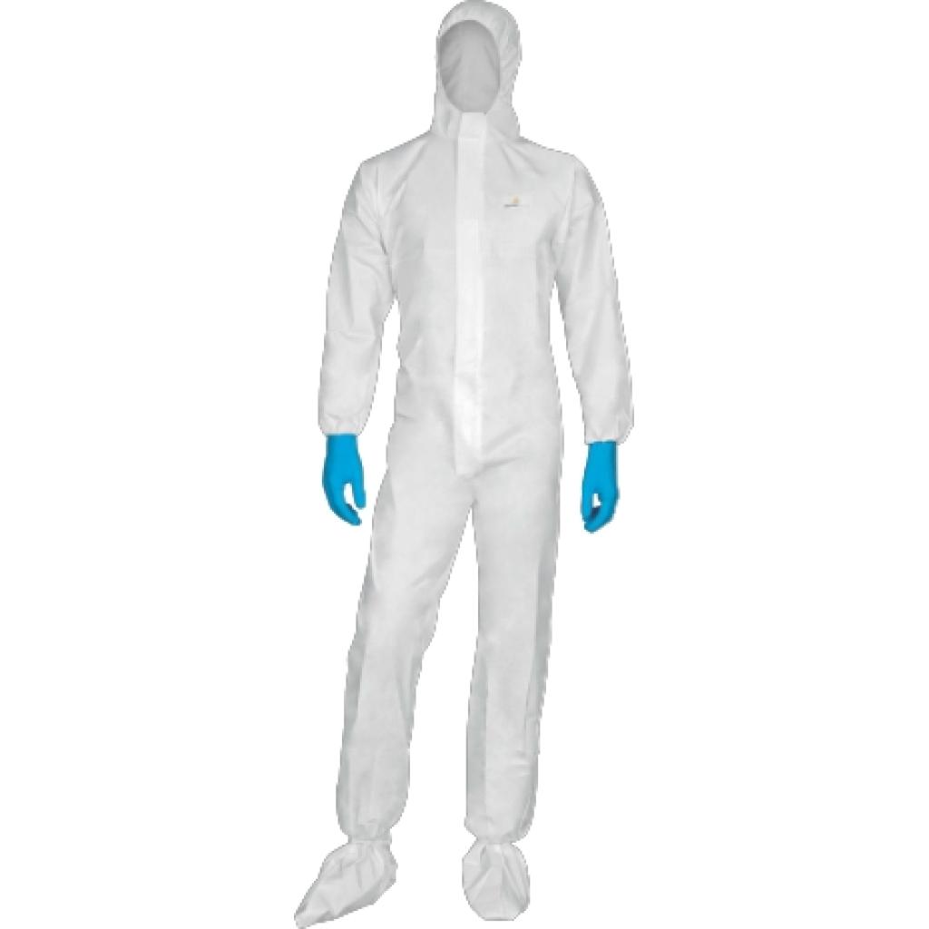 Disposable suit - Stof, Microporeus laminaat L Wit