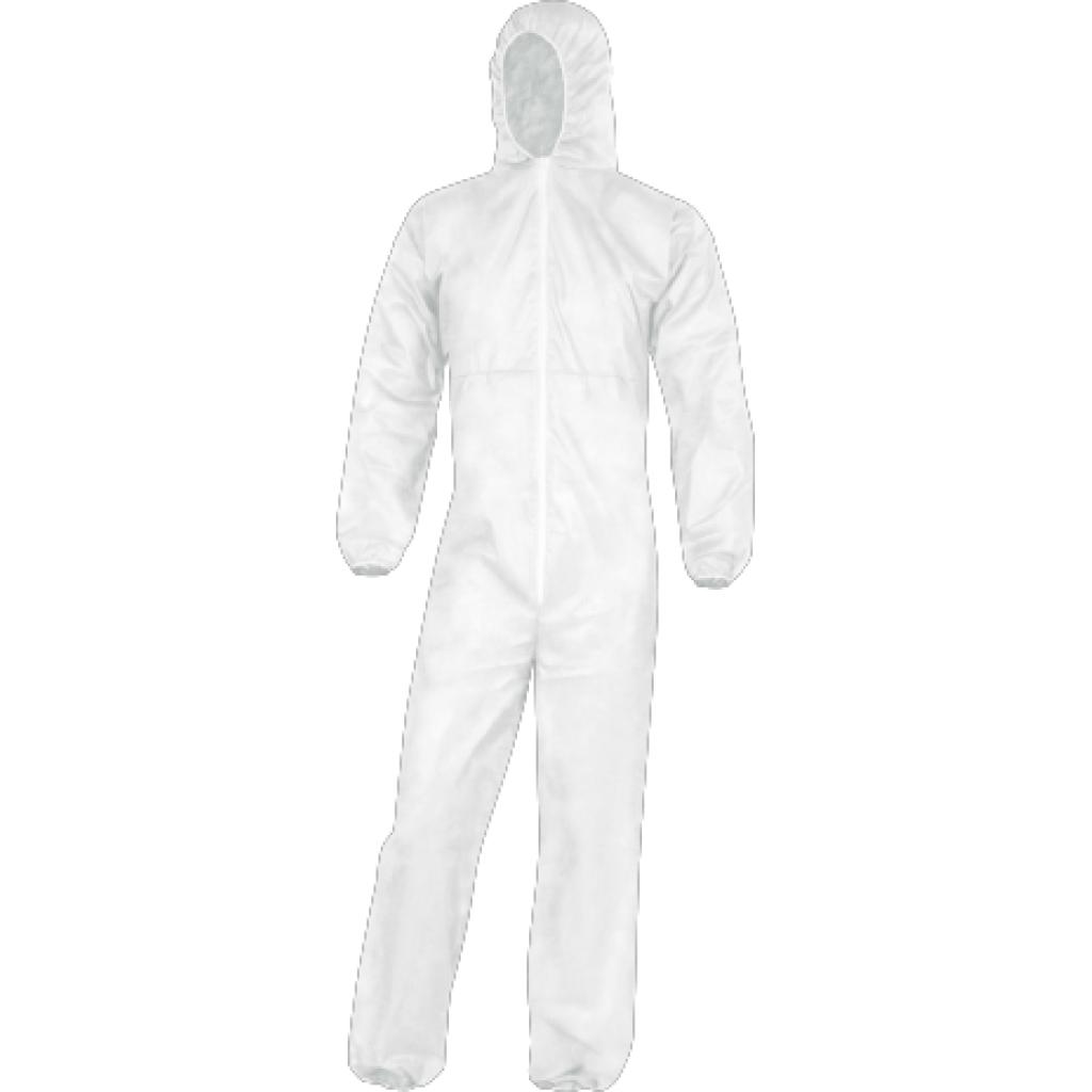 Disposable suit - Stof, Polypropyleen M Wit