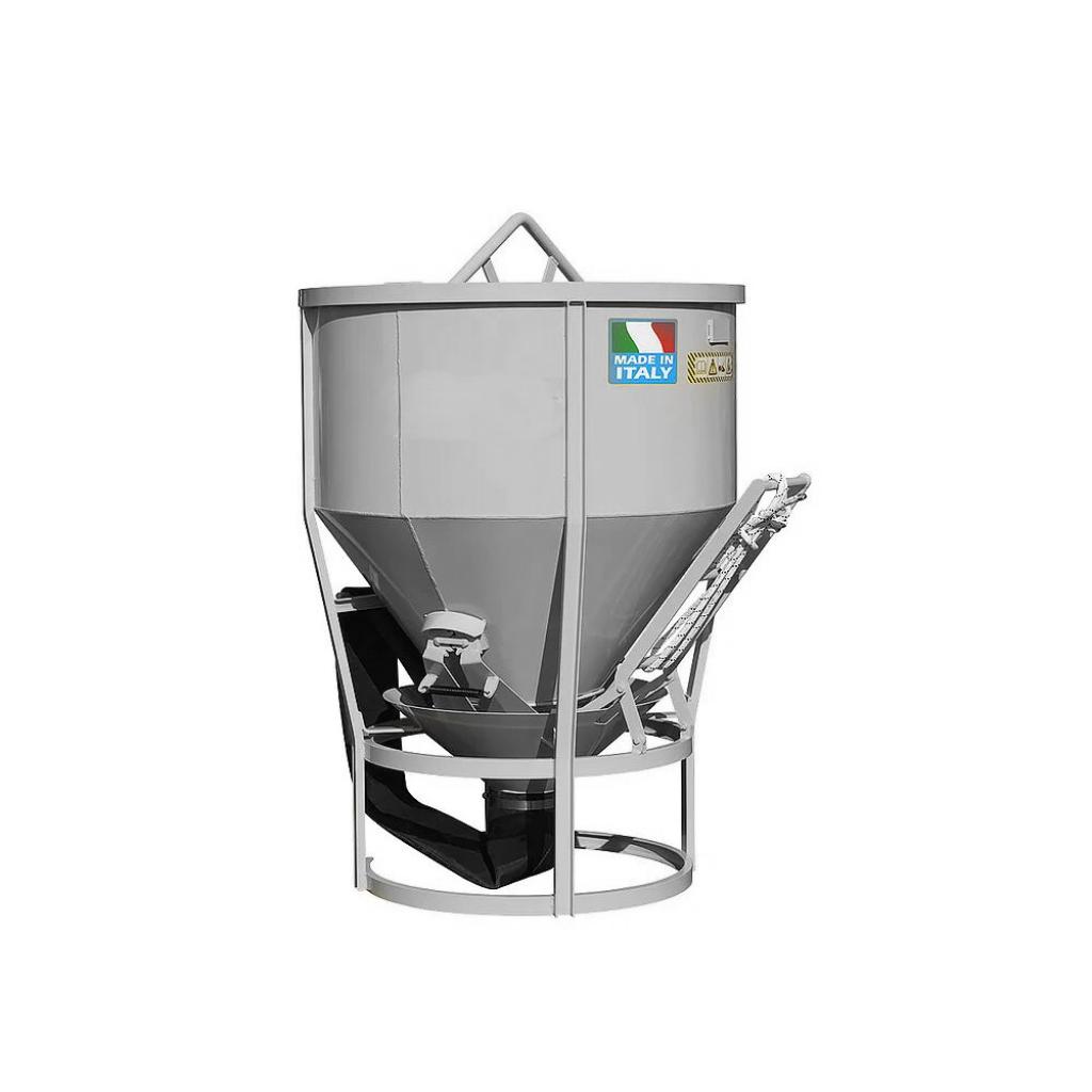 BOSCARO CT-99 betonsilo staand met slurf/hendel 1000 lt.