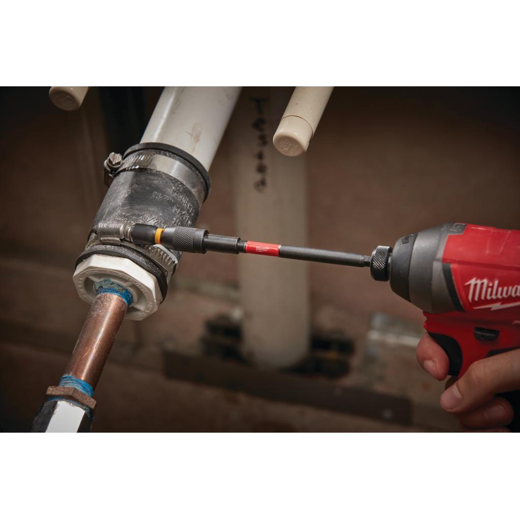 Milwaukee Bithouder SHOCKWAVE magnetisch met borging 152 mm