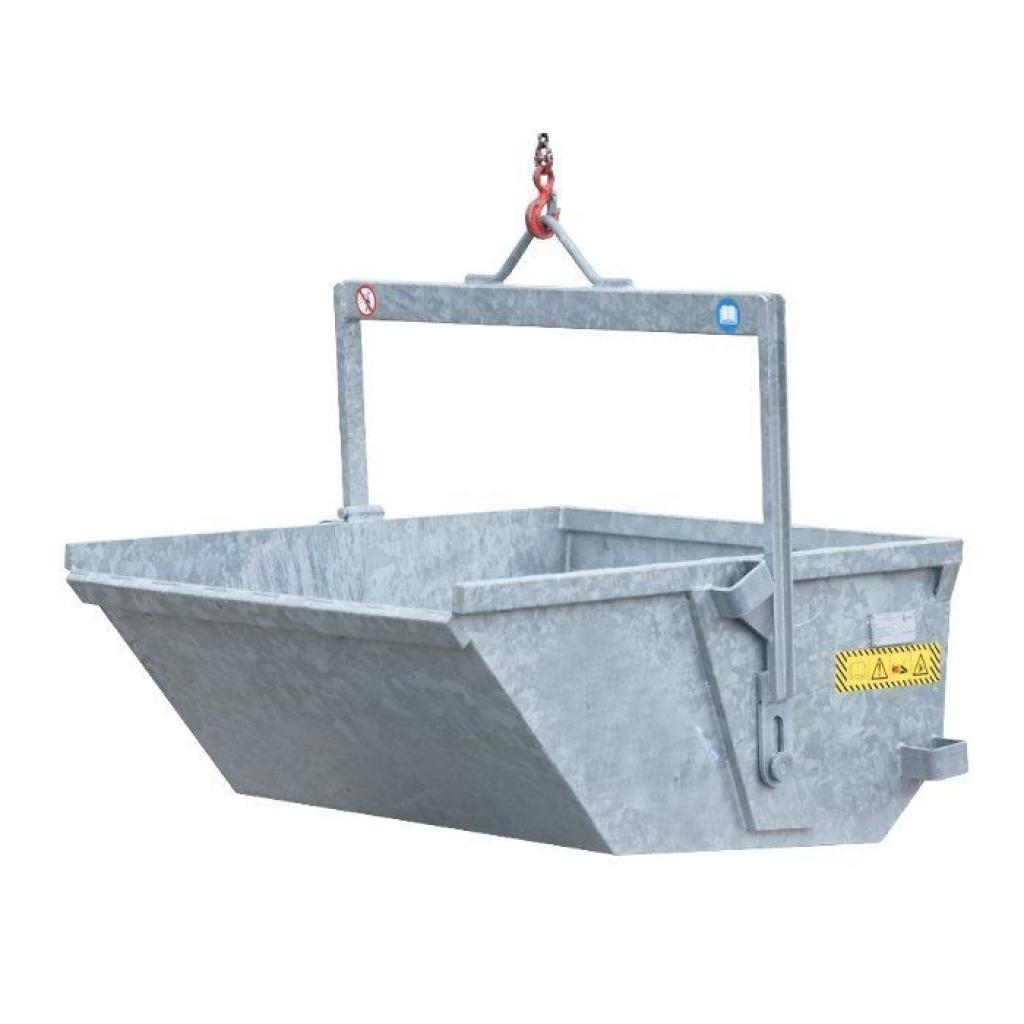BOSCARO A-80DZN afvalbakken / kipbakken verzinkt Lt. 800