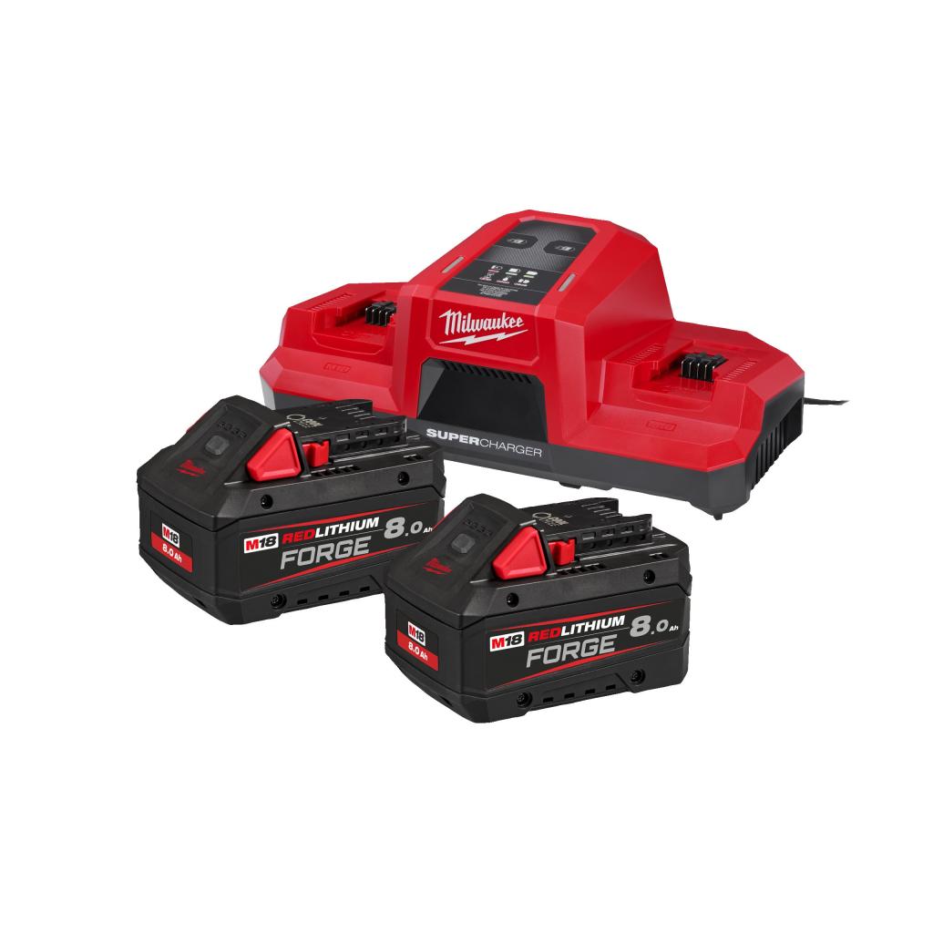 Milwaukee M18 FORGE NRG Kit 802 Met M18 DBSC (M18 FORGE NRG-802DBSC)