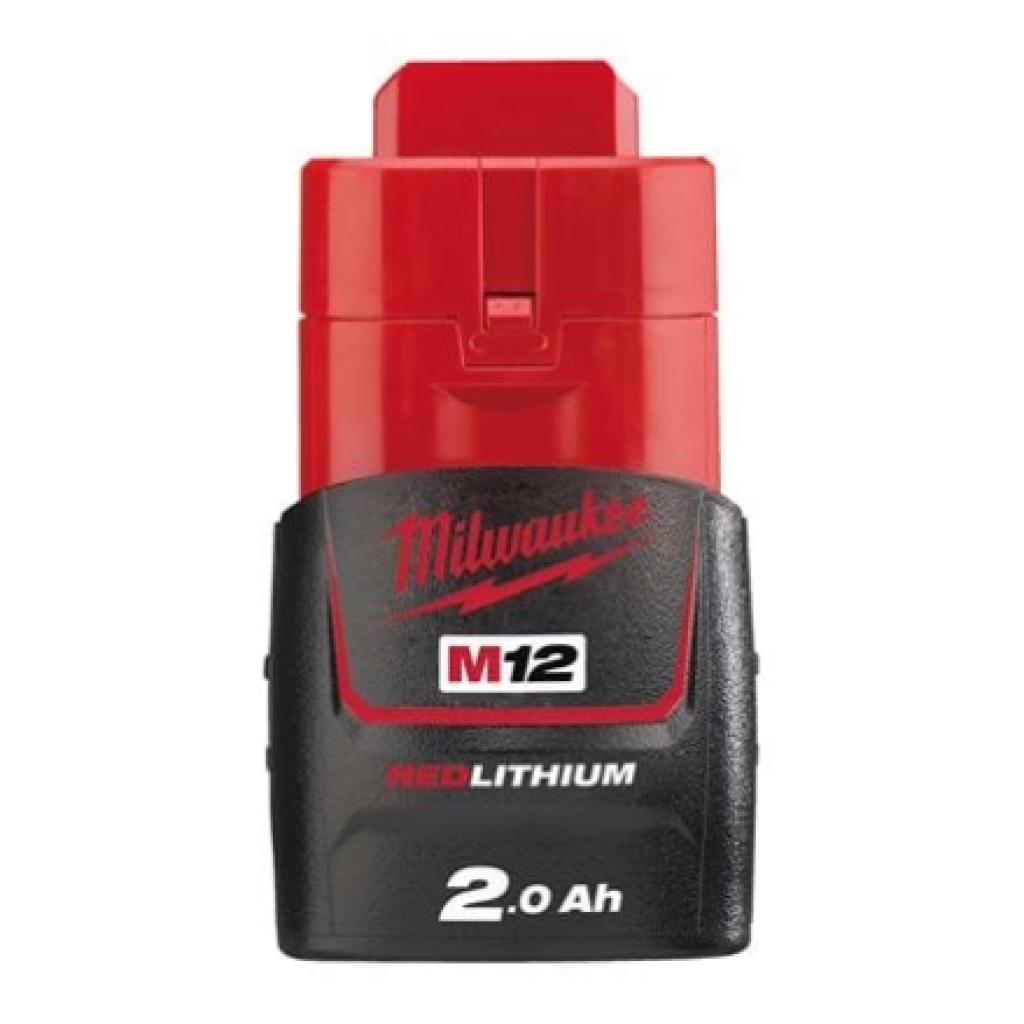 Milwaukee M12 2,0 Ah accu (M12 B2 (12 V / 2,0 Ah Red Li-Ion))