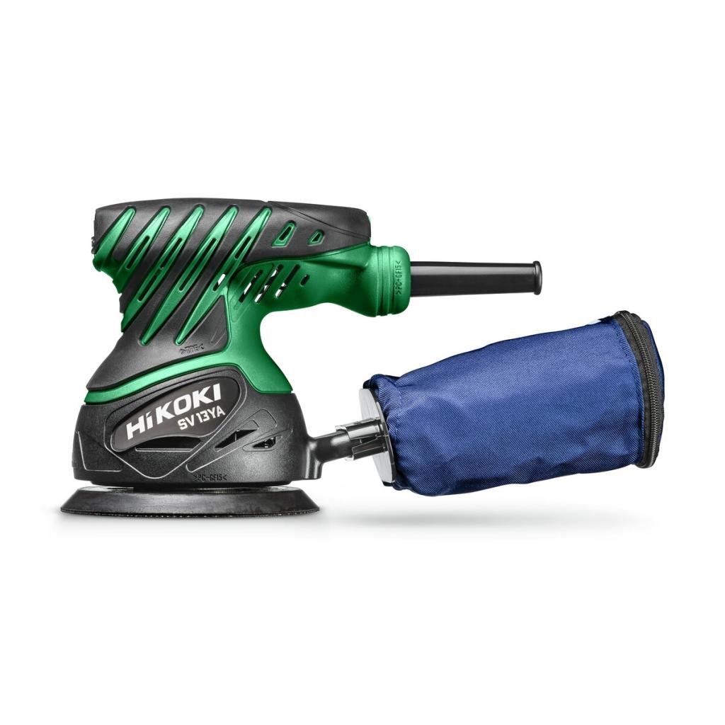 HiKOKI SV13YAWBZ/ EXCENTER SCHUURMACHINE 230V - 230 W - 125MM - VARIABLE SNELHEID - in KUNSTOF KOFFE