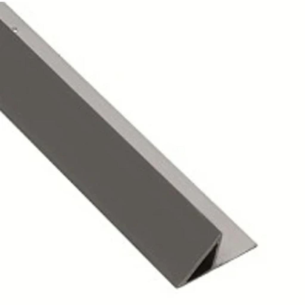 Driekant hoeklat L20 >25mm lengte 2.5m met spijkerflens