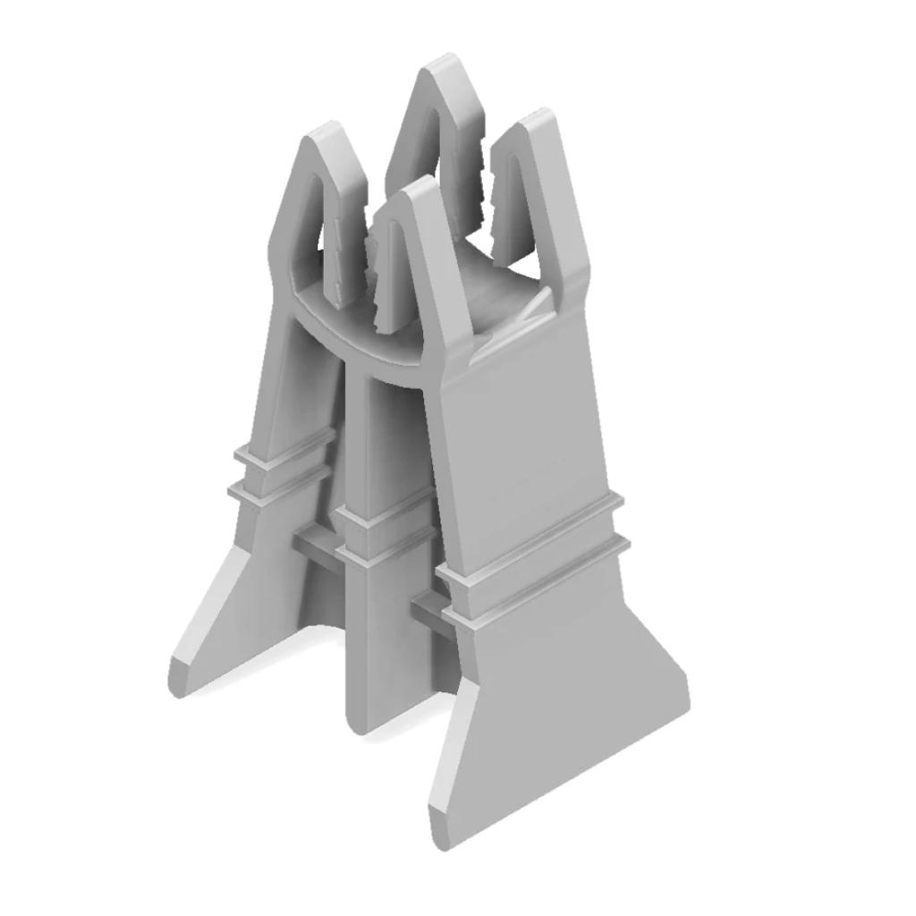 Fix wap. Ø14/25 mm dekking PE afstandhouder ( ASK 25) (500stuk)