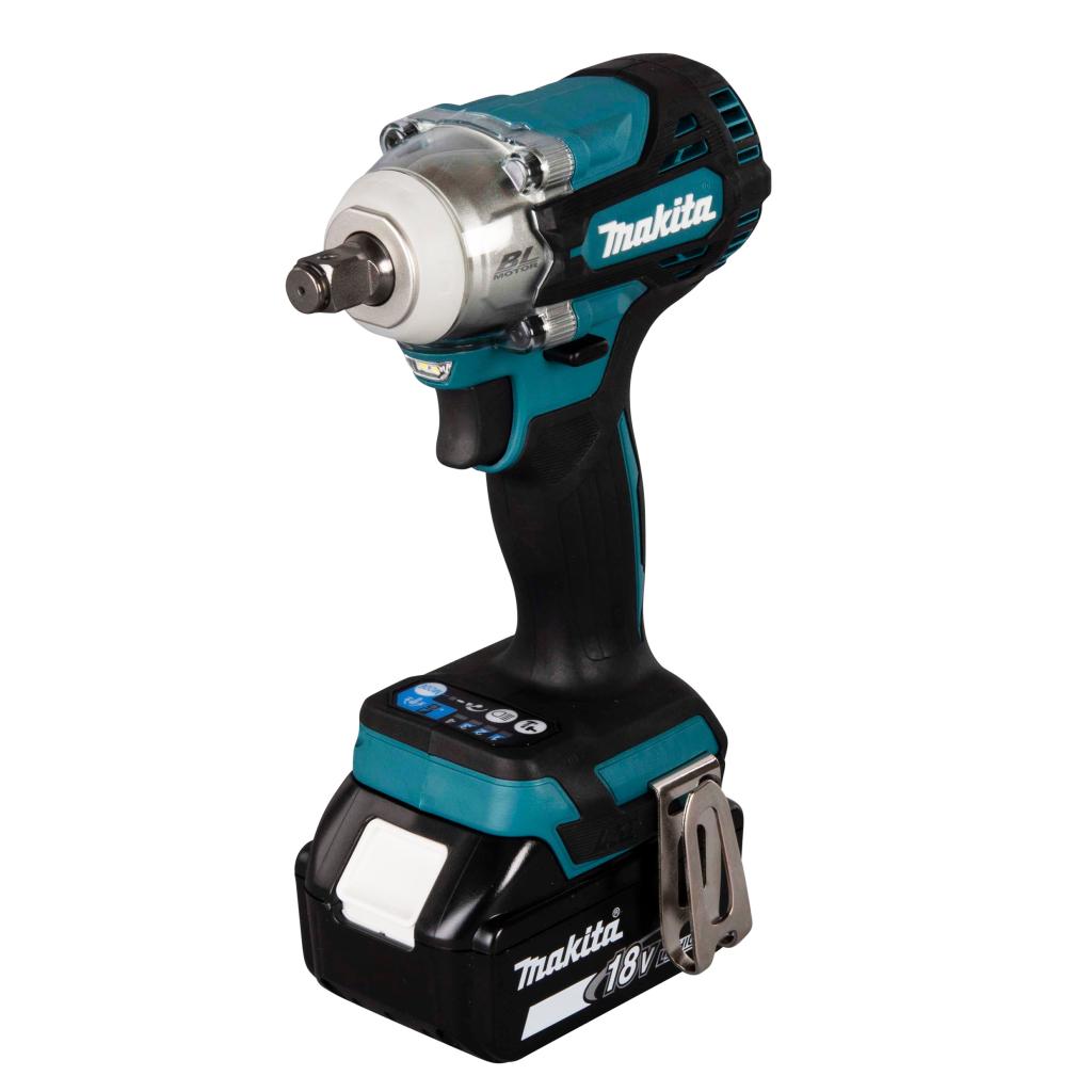 Makita DTW300RTJ Accu 1/2" slagmoersleutel 330Nm LXT 18V + 2x BL1850B + 1x DC18RC + Makpac