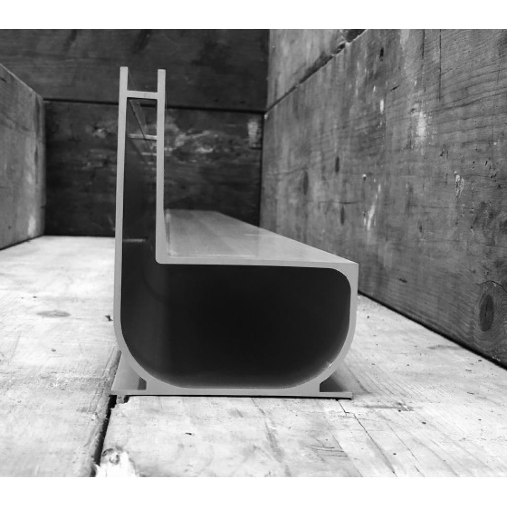 Fastdrain afvoergeul in aluminium 1m