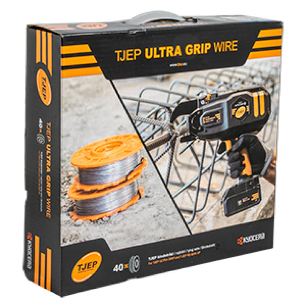 Tjep Ultra Grip vlechtdraad hoge treksterkte diam. 0,8mm, 100 m verzinkt / 40 lm/rol