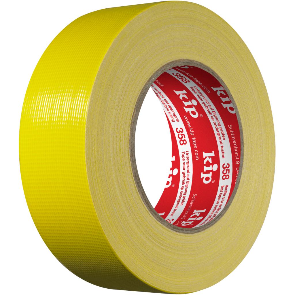 Kip Beton/steenband prof kwaliteit - geel - 44 mm 50 m 358-44