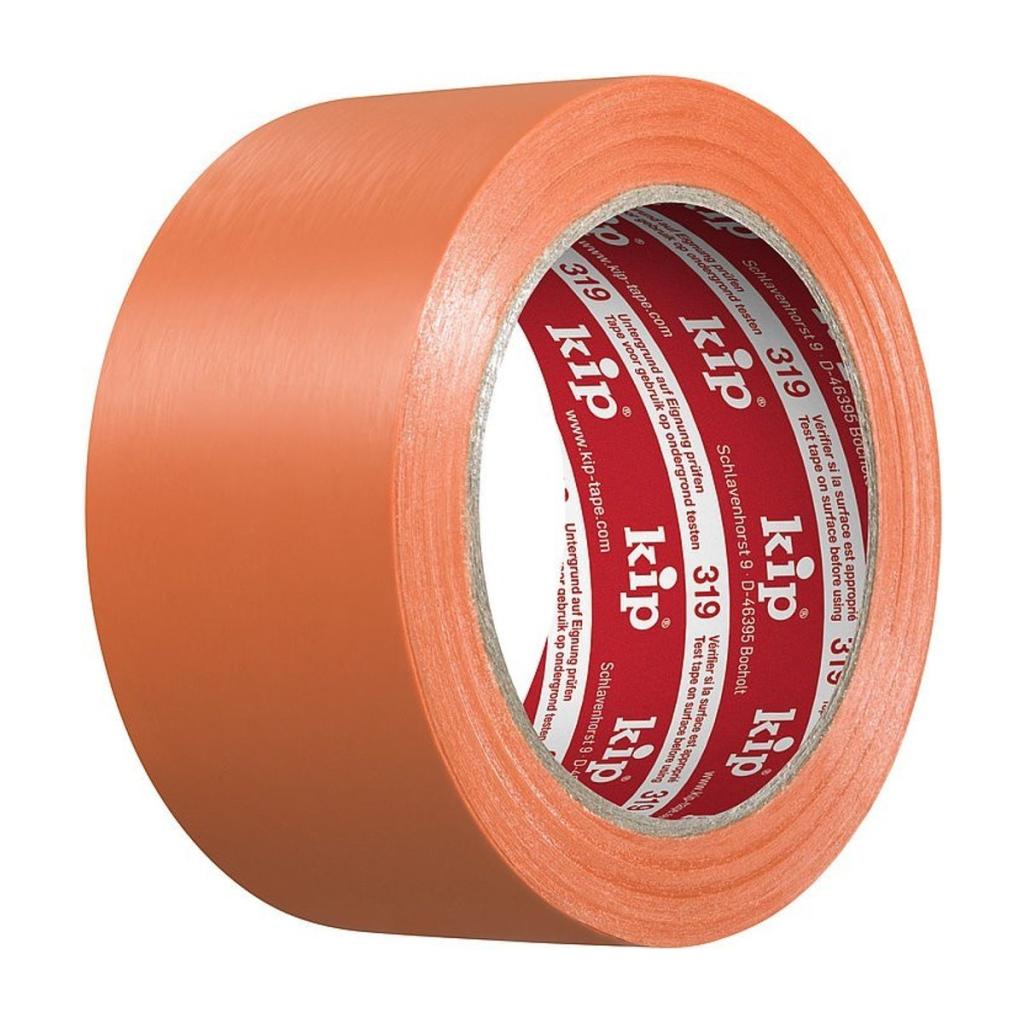 Kip PE-masking tape – glad - oranje 50 mm 33 m 319-65