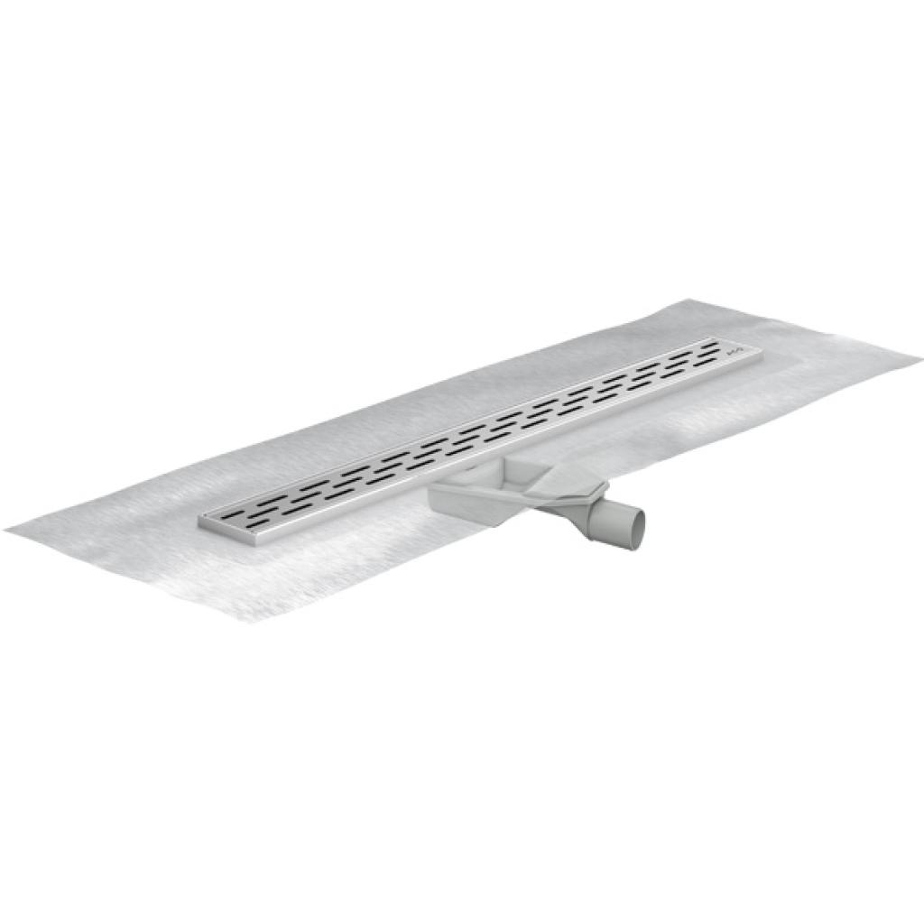 ACO ShowerDrain B 985 x 70 x 65 douchegoot uit inox met flens met Classic rooster