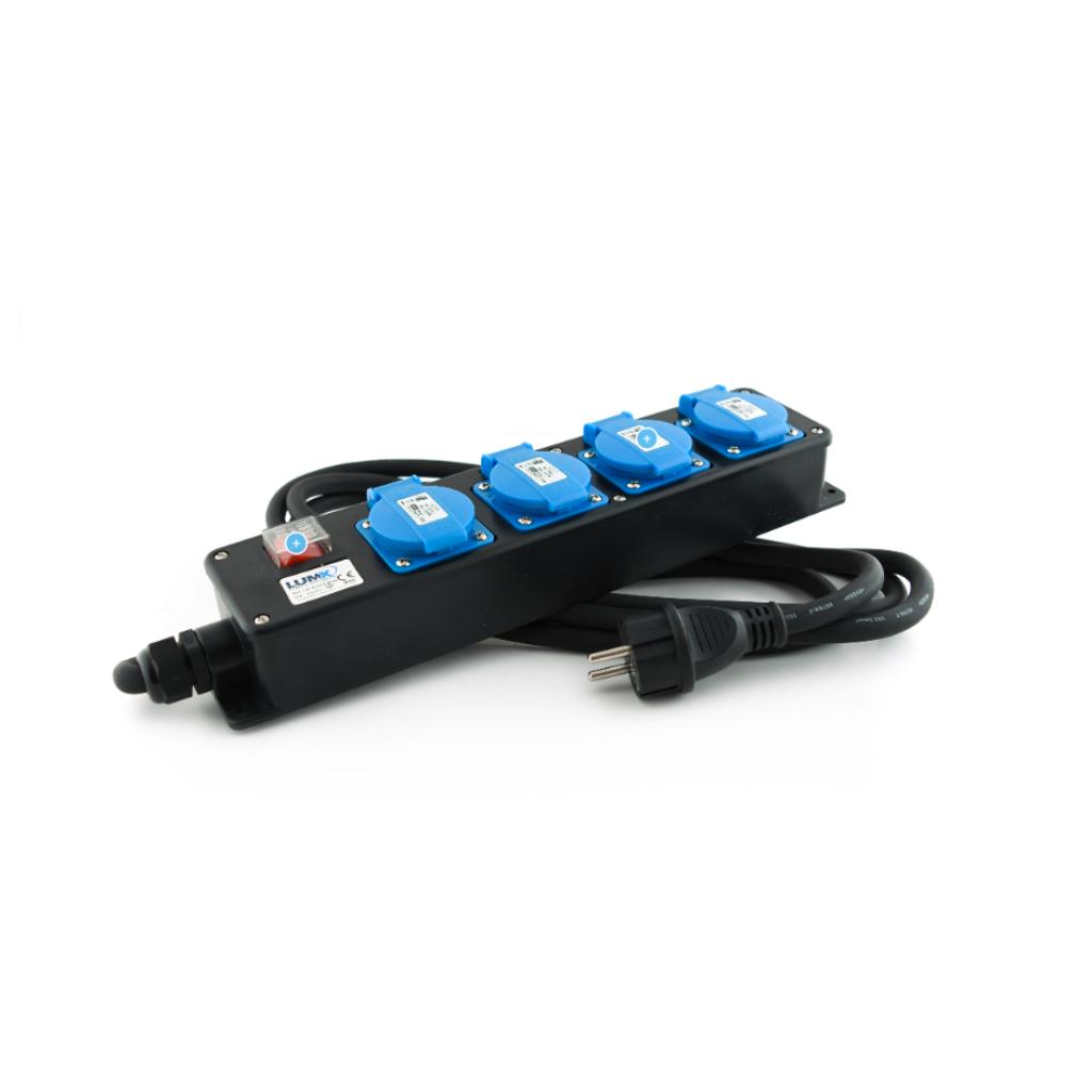 Verdeelblok - 4 stopcontacten - zonder kabel