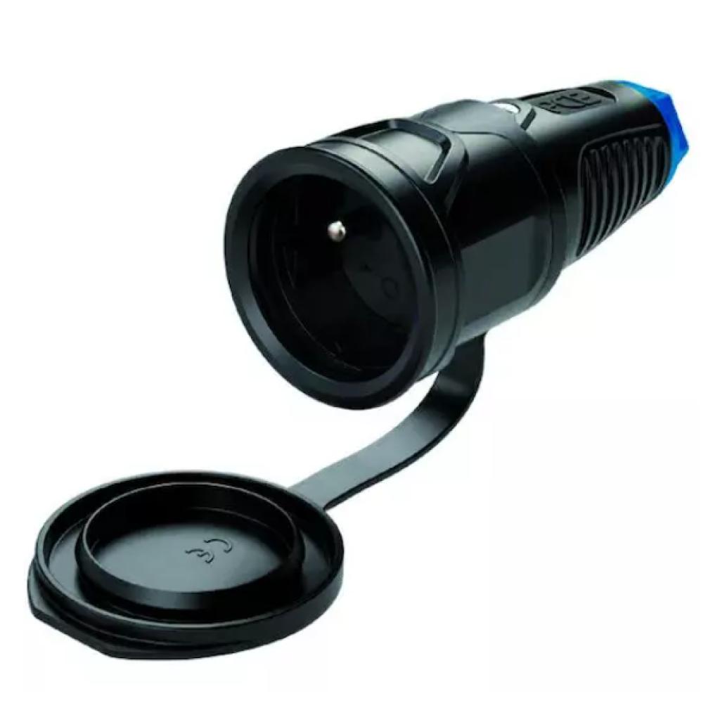 Stopcontact met klapdeksel - 2P + A