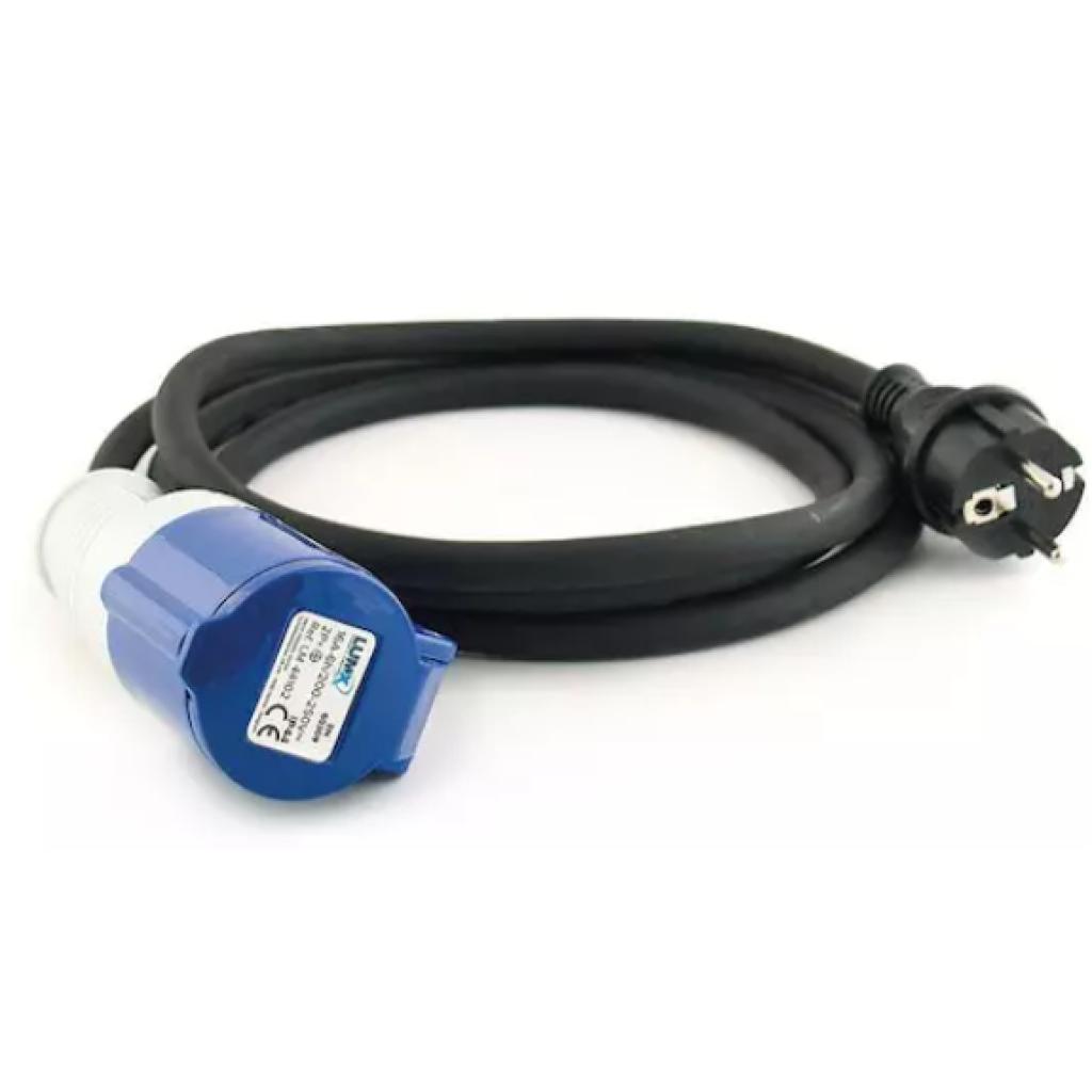 Neopreen verlengkabel 250V - 3 polig - 5 m / 16A - HO7RN-F 3Gx2,5