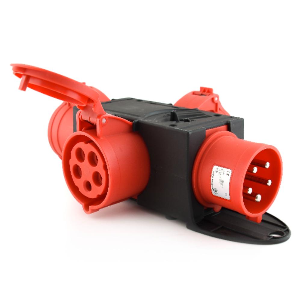 CEE verdeelkast - in : CEE 32A 5P 6h 400 V / out : 3xCEE 32A 5P 6h  400V
