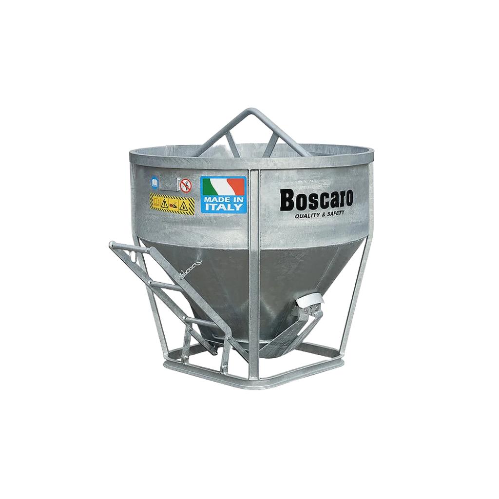 BOSCARO C-25ZN betonsilo staand gegalvaniseerd / hendel Lt. 250