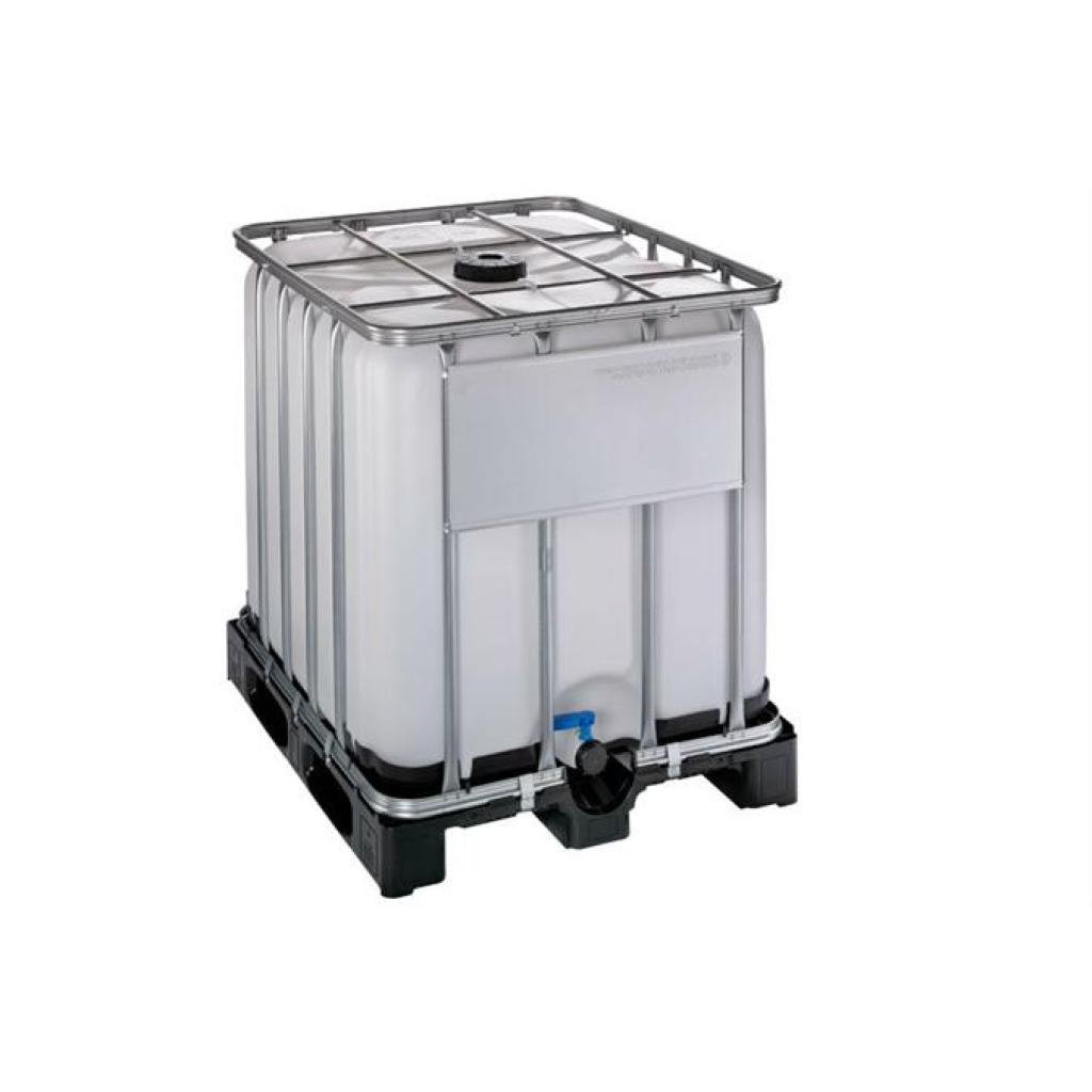IBC watertank 1000 liter op kunststof pallet (nieuw)