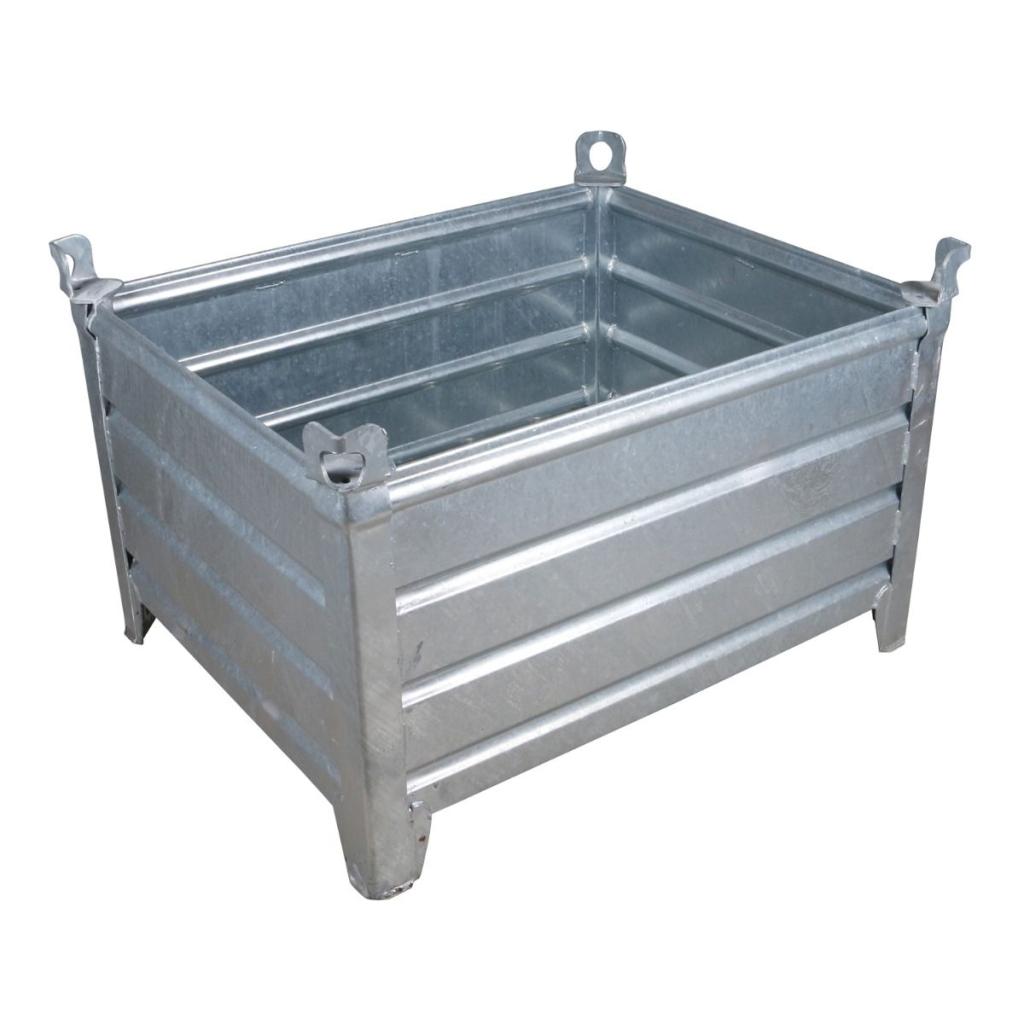 Stapelbak gegalvaniseerd 1000x800x500