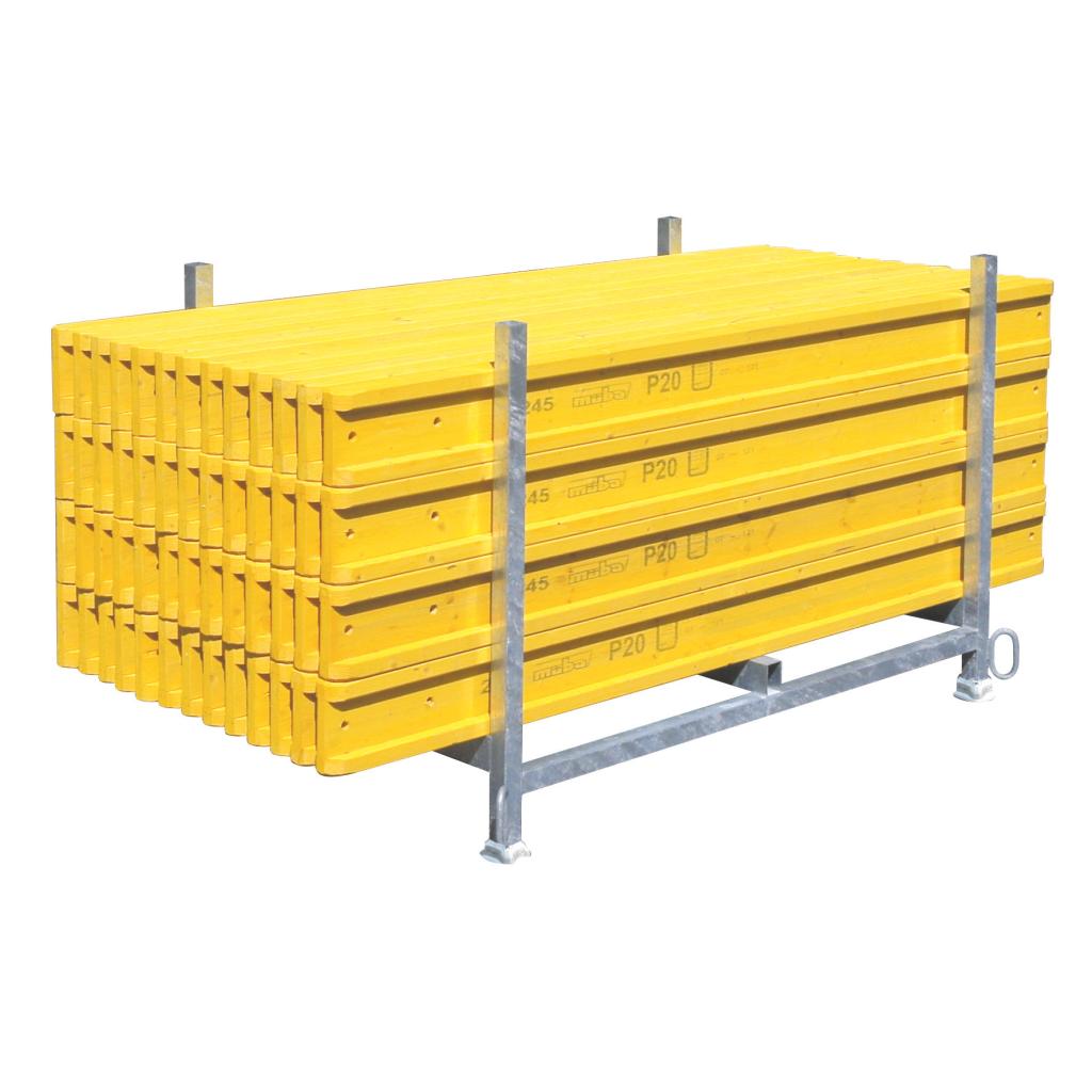 Müba stapelpallet (stapelrek) galva voor systeembalken (Müba 15349)