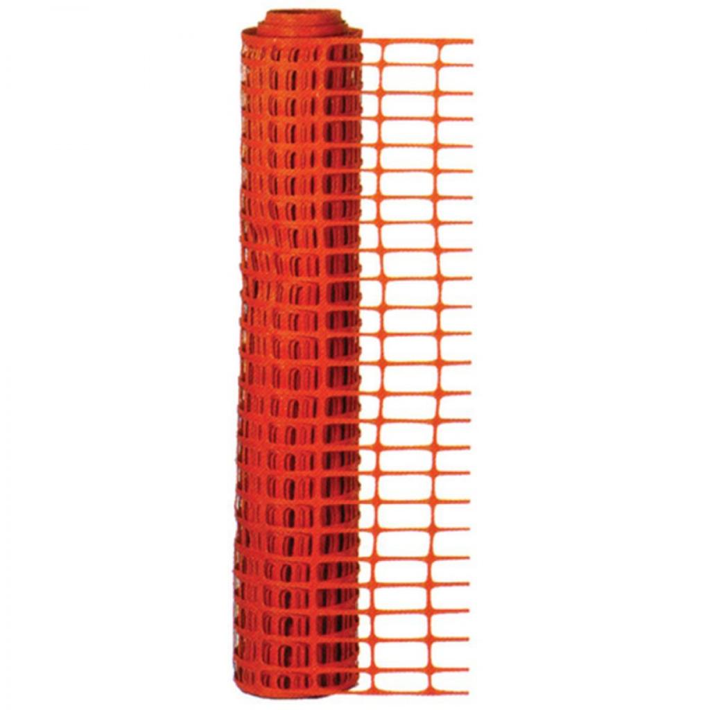 Werfafbakeningsnet oranje 1x50m-110gr/m²