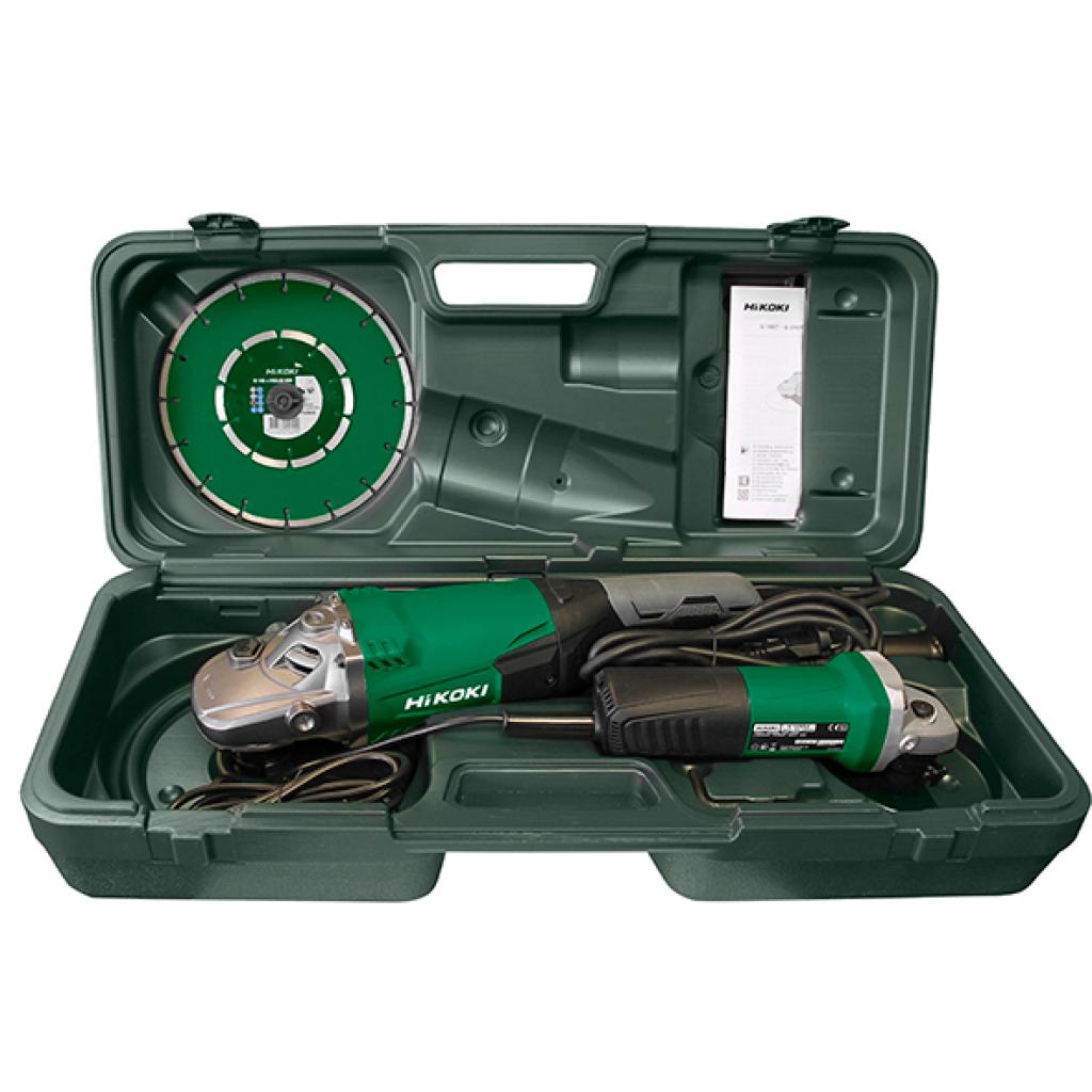 HiKOKI HAAKSE SLIJPMACHINESET  730 W - 125MM + 230V - 2.200 W - 230MM