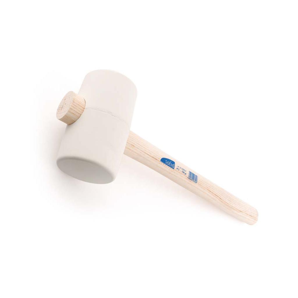 Rubberen hamer N°1 wit 300 gr