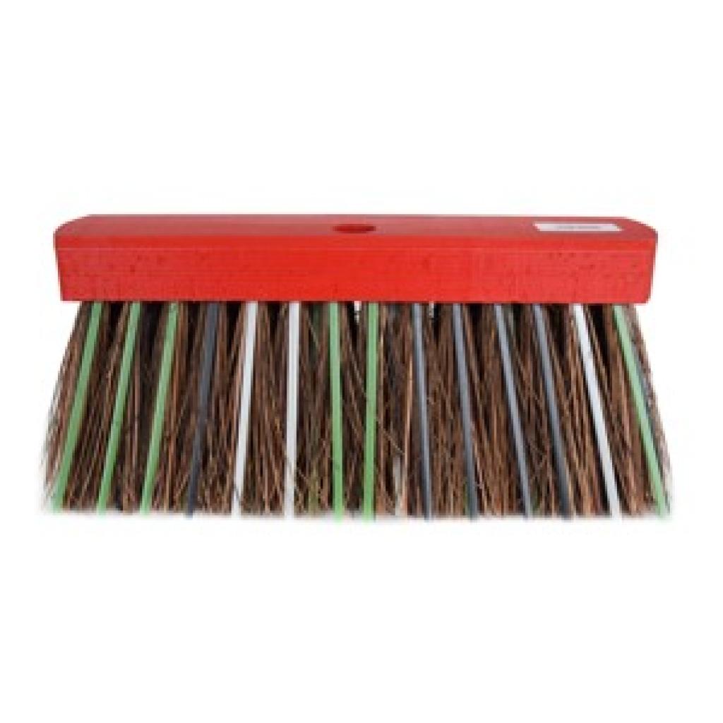 STRAATBEZEM BASSINE/BALEINEN rood 30 cm plat