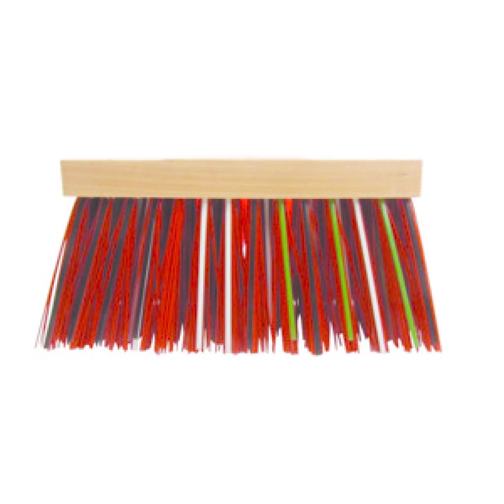 STRAATBEZEM PVC/BALEINEN LANG gelakt 30 cm plat