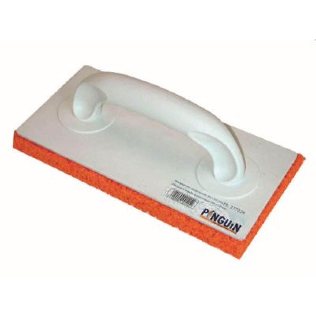 Kunststofspaan 275 x 130 x 20 mm met oranje sponsrubber