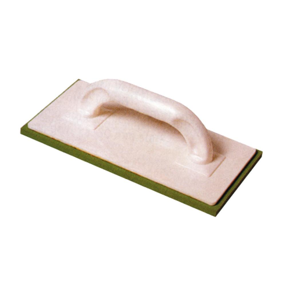 Kunststofspaan 270 x 140 x 10 mm met groene rubber