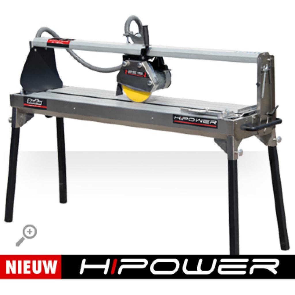Diamant Zaagmachine Rodia® 2515RS – 230V – 2.2kW HiPower – alu tafel