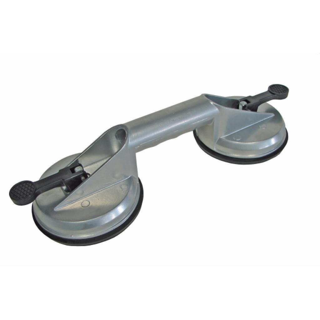 Glasdrager aluminium 2 zuigers