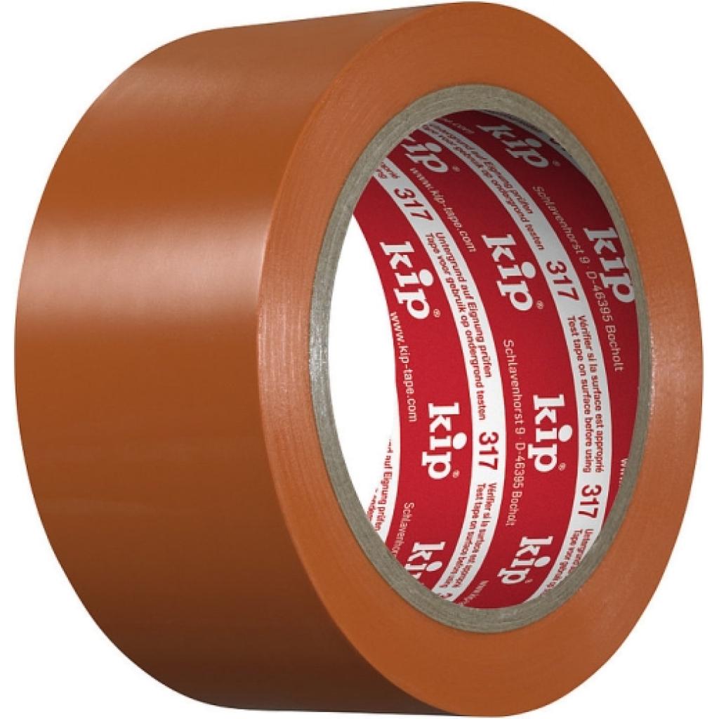 Kip  PVC-masking tape - glad - oranje 50 mm 33 m 317-65