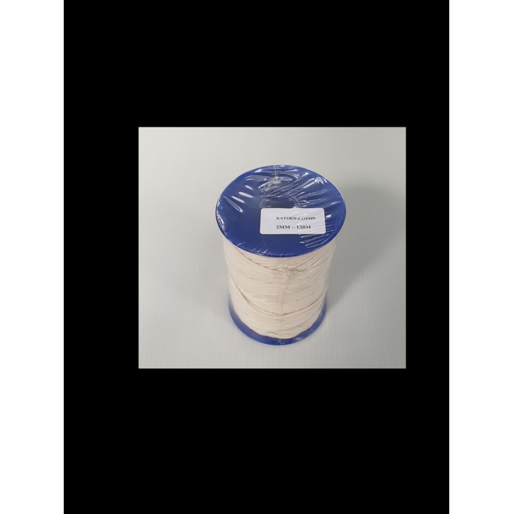 Touw katoen 2.0mm/100m