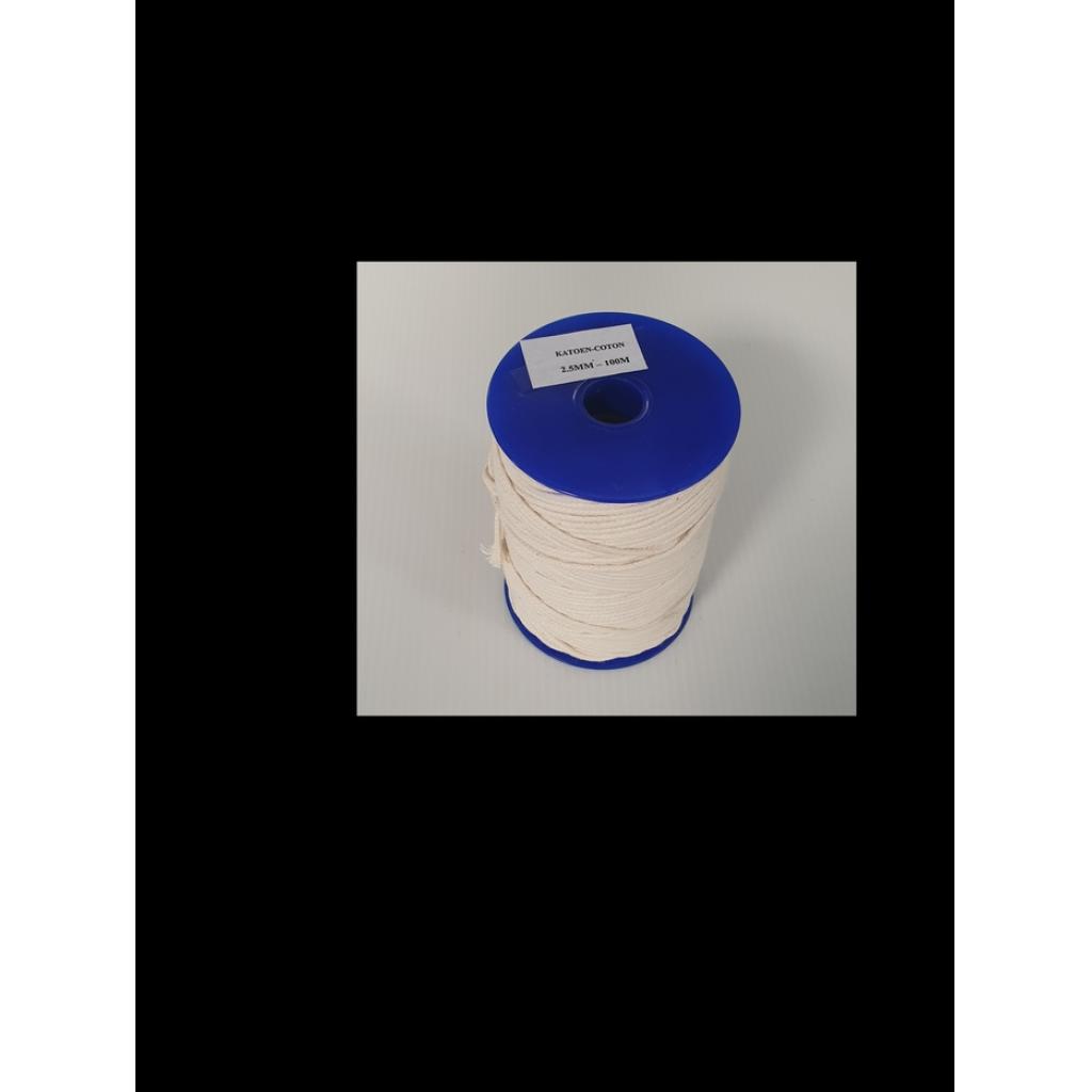 Touw katoen 2.5mm/100m