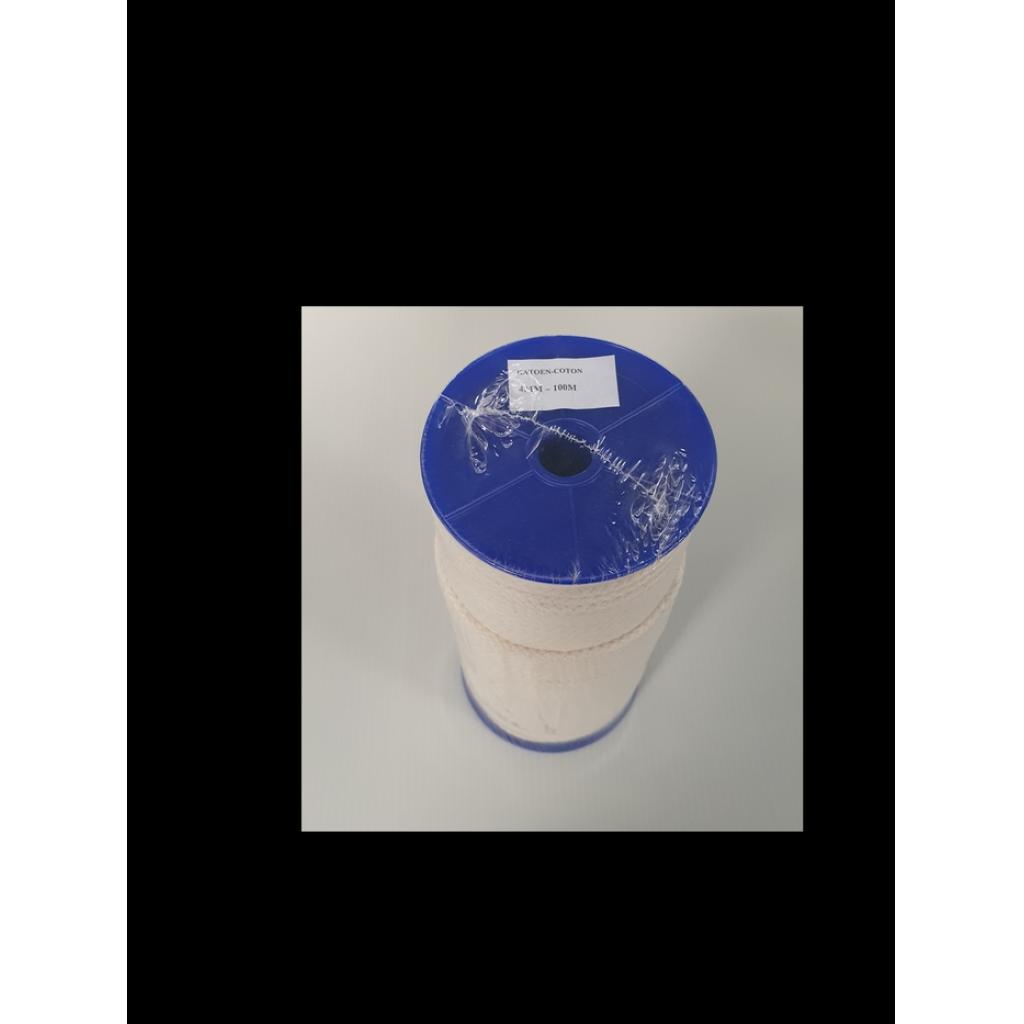 Touw katoen 4.0mm/100m