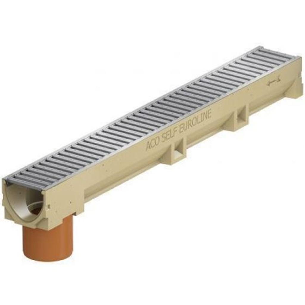 ACO Euroline 100 Galva met uitloop 100 cm