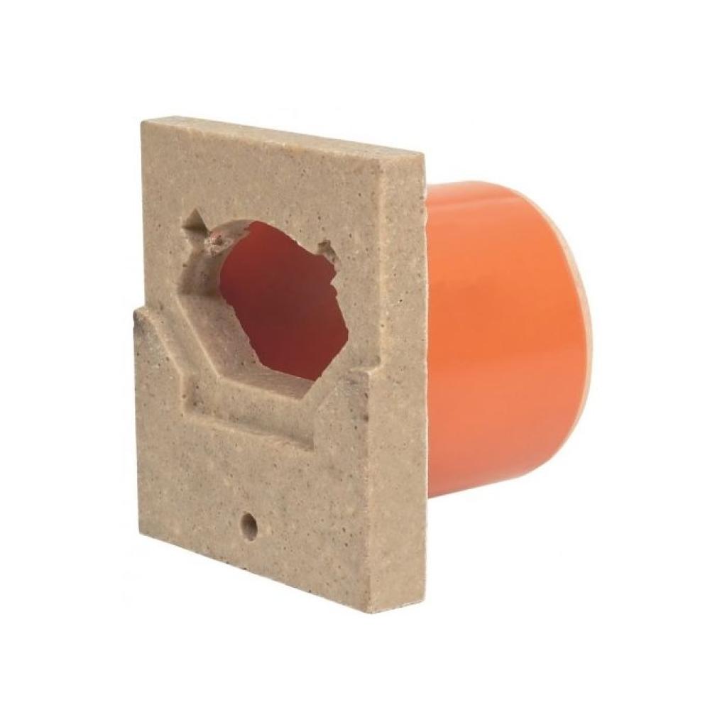 ACO Euroline 100 eindplaat met uitloop