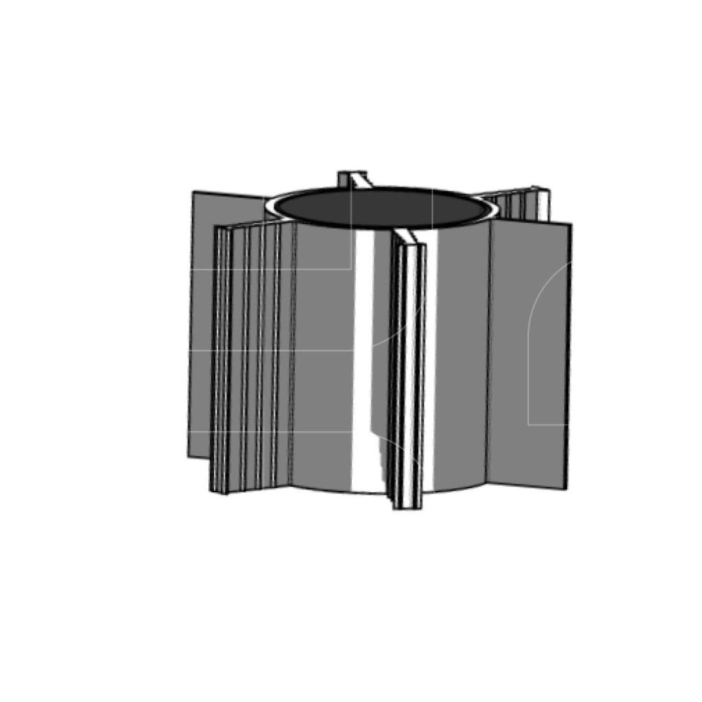 Q88 Uitzettingsvoegband stervormig diam 88mm - 4m