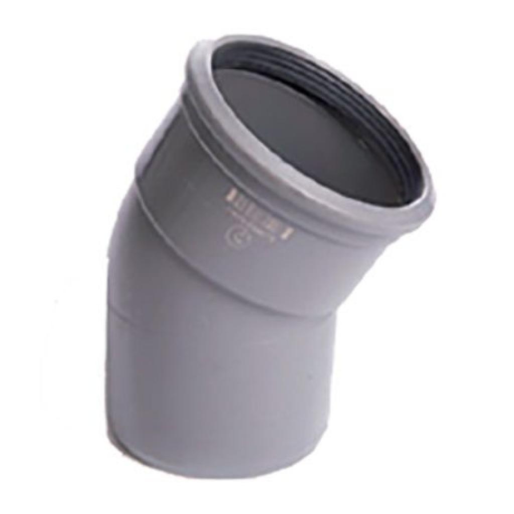 Bocht Ø 160mm 30° 1xmof (SN4) benor grijs (Funke)