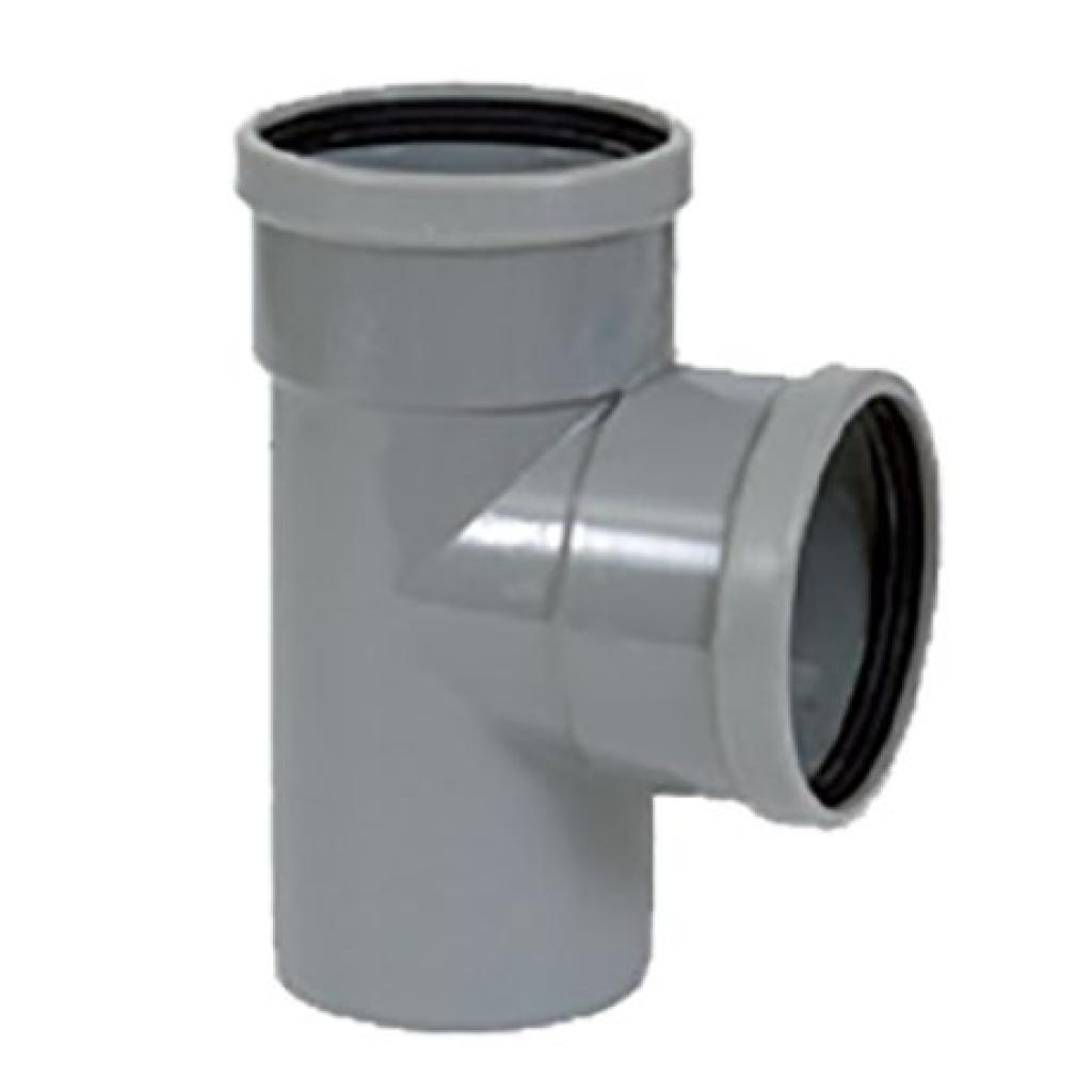 T-Stuk Ø 160mm 90° 2xmof (SN4) benor grijs (Funke)