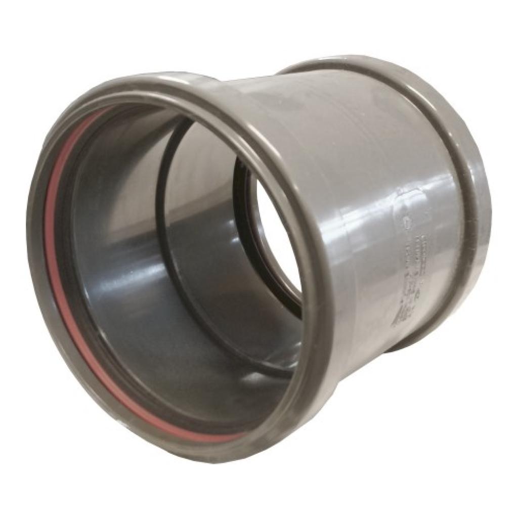 Steekmof met stootrand 200mm (SN4) benor grijs (Funke)