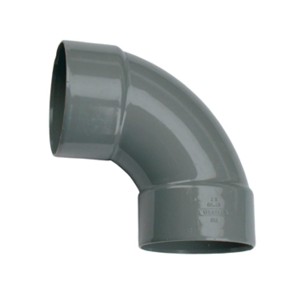 Bocht Ø 100mm 90° 2Xmof (Wavin)