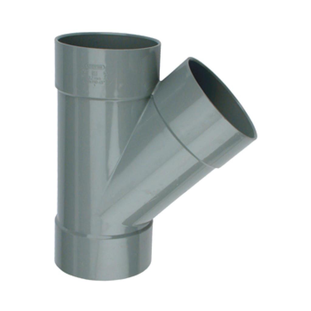 Y-Stuk Ø 100mm 45° 3Xmof (Wavin)