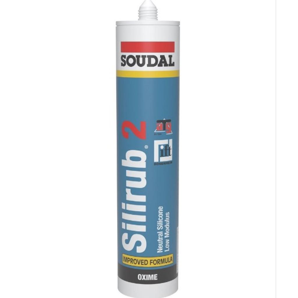 Soudal pro Silirub 2  alu-grijs / gris-alu - 300 ml